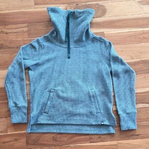 Marmot Teal Cowl Neck Sweater